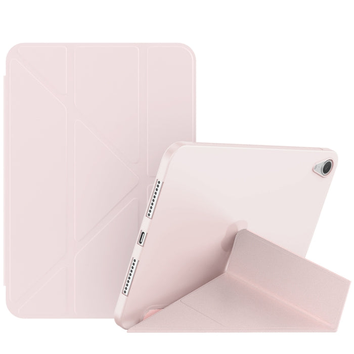 Estuche de cuero para tableta TPU de deformación mate de doble cara con soporte y función de reposo / activación