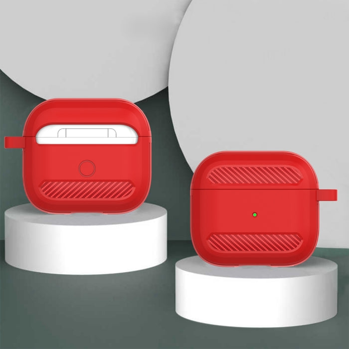 Estuche protector de auriculares anticaída de fibra de carbono