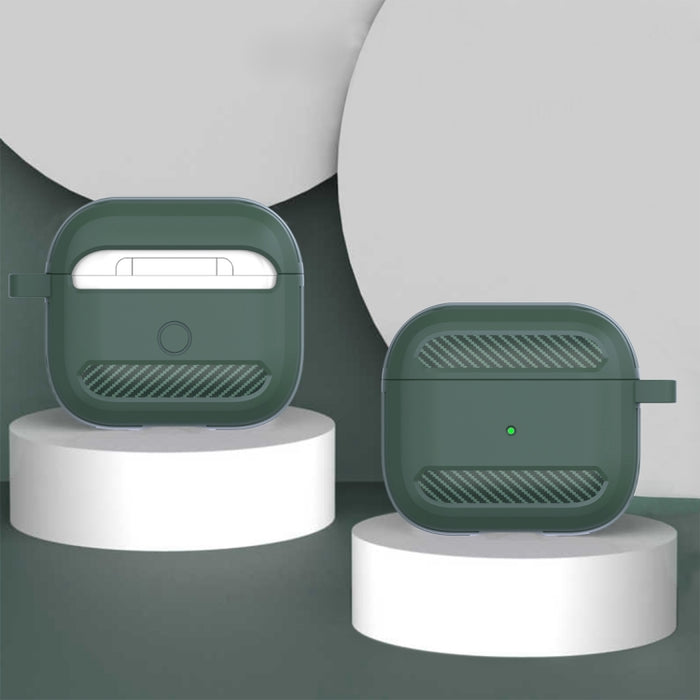 Estuche protector de auriculares anticaída de fibra de carbono