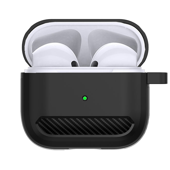 Estuche protector de auriculares anticaída de fibra de carbono