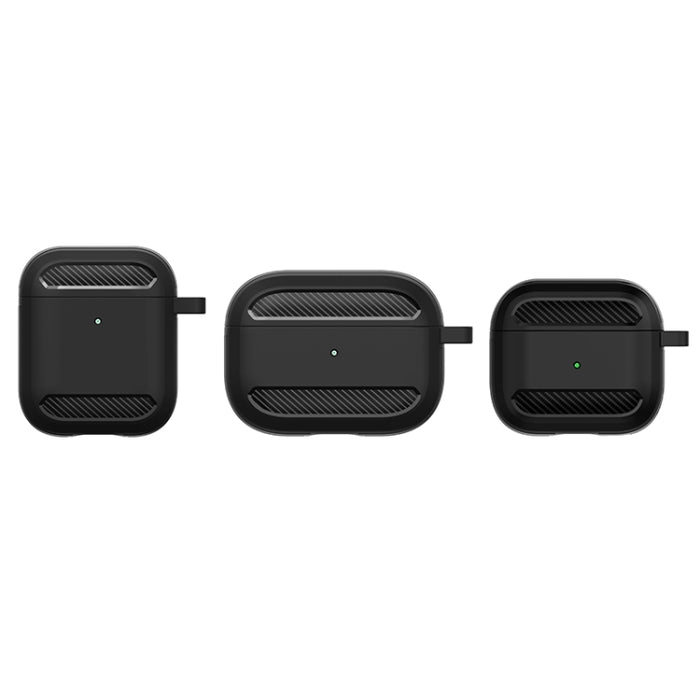 Estuche protector de auriculares anticaída de fibra de carbono