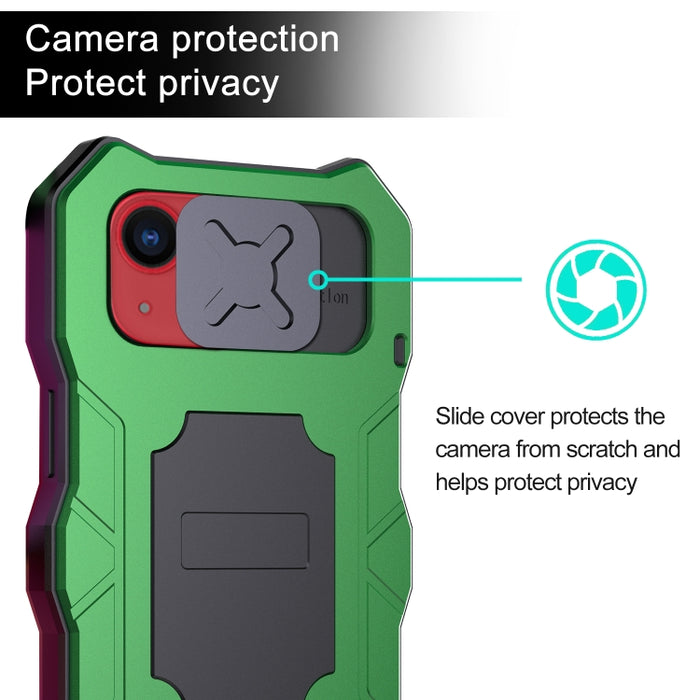 Camshield a prueba de golpes impermeable a prueba de polvo caja de metal con soporte
