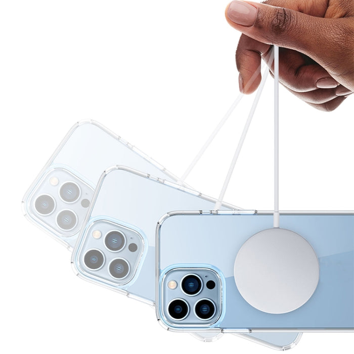 Estuche magnético para teléfono Crystal Clear Series MagSafe TPU