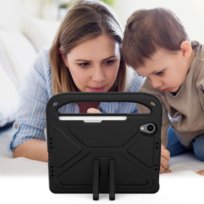 Manejar la caja portátil de la tableta a prueba de golpes de EVA con el soporte del triángulo