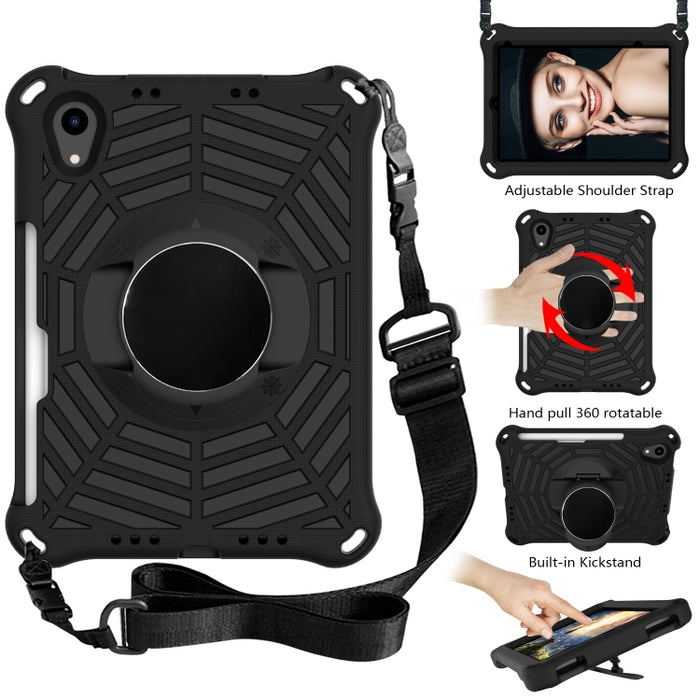 Estuche para tableta Spider King EVA con correa para el hombro, soporte y ranura para bolígrafo