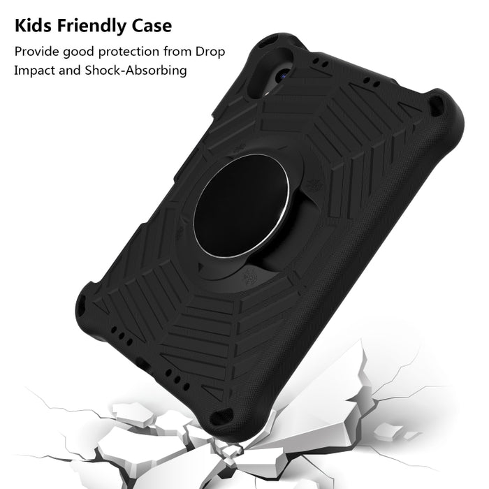 Estuche para tableta Spider King EVA con correa para el hombro, soporte y ranura para bolígrafo