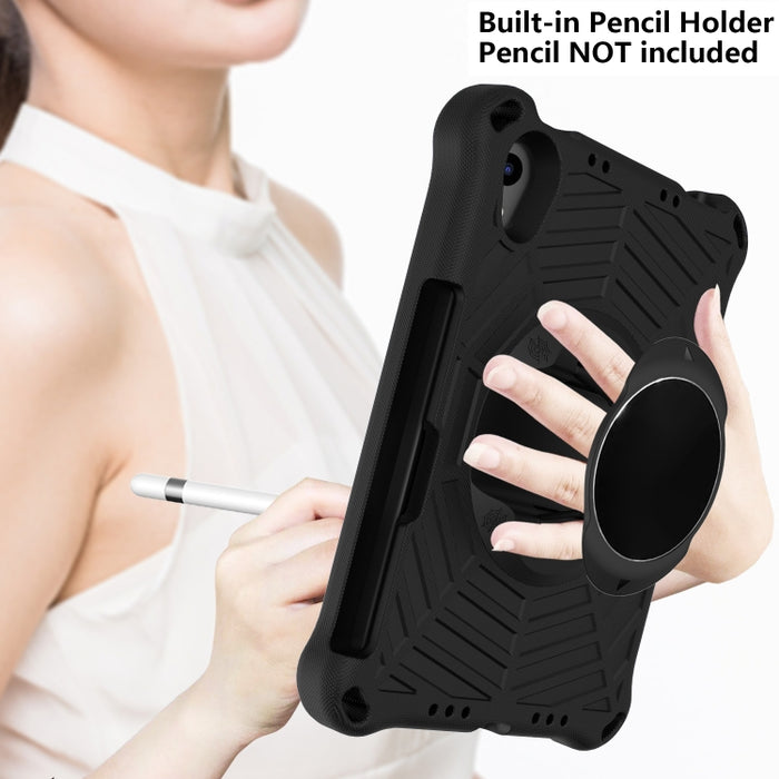 Estuche para tableta Spider King EVA con correa para el hombro, soporte y ranura para bolígrafo