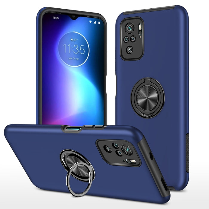 Caja magnética a prueba de golpes para teléfono PC + TPU con soporte de anillo invisible, For Xiaomi Redmi Note 9 Pro / Note 9S, For Xiaomi Redmi Note 10 4G, For Xiaomi Redmi Note 10 Pro, For Xiaomi Mi 11 Lite 5G, For Xiaomi Redmi K40                  ...