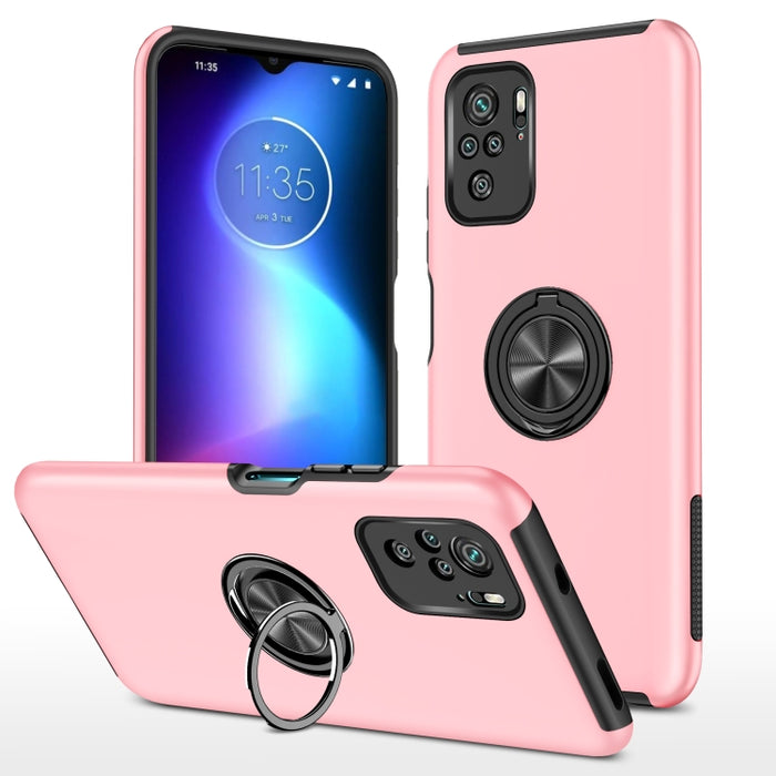 Caja magnética a prueba de golpes para teléfono PC + TPU con soporte de anillo invisible, For Xiaomi Redmi Note 9 Pro / Note 9S, For Xiaomi Redmi Note 10 4G, For Xiaomi Redmi Note 10 Pro, For Xiaomi Mi 11 Lite 5G, For Xiaomi Redmi K40                  ...