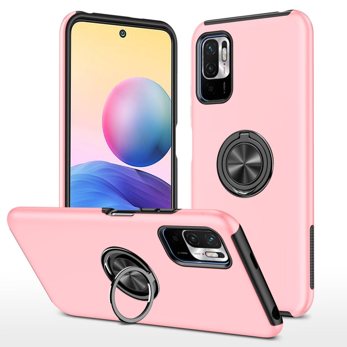 Caja magnética a prueba de golpes para teléfono PC + TPU con soporte de anillo invisible, For Xiaomi Redmi Note 9 Pro / Note 9S, For Xiaomi Redmi Note 10 4G, For Xiaomi Redmi Note 10 Pro, For Xiaomi Mi 11 Lite 5G, For Xiaomi Redmi K40                  ...