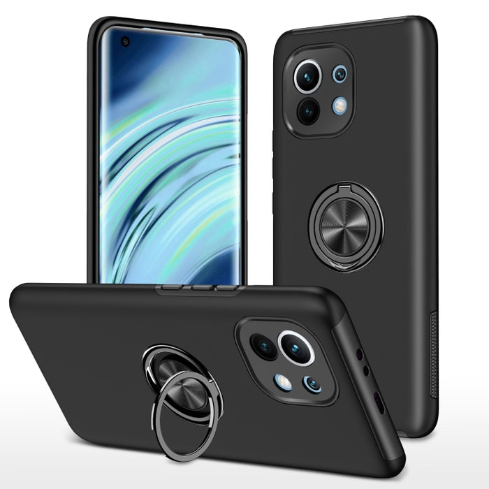Caja magnética a prueba de golpes para teléfono PC + TPU con soporte de anillo invisible, For Xiaomi Redmi Note 9 Pro / Note 9S, For Xiaomi Redmi Note 10 4G, For Xiaomi Redmi Note 10 Pro, For Xiaomi Mi 11 Lite 5G, For Xiaomi Redmi K40                  ...