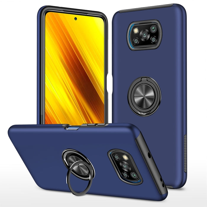 Caja magnética a prueba de golpes para teléfono PC + TPU con soporte de anillo invisible, For Xiaomi Redmi Note 9 Pro / Note 9S, For Xiaomi Redmi Note 10 4G, For Xiaomi Redmi Note 10 Pro, For Xiaomi Mi 11 Lite 5G, For Xiaomi Redmi K40                  ...
