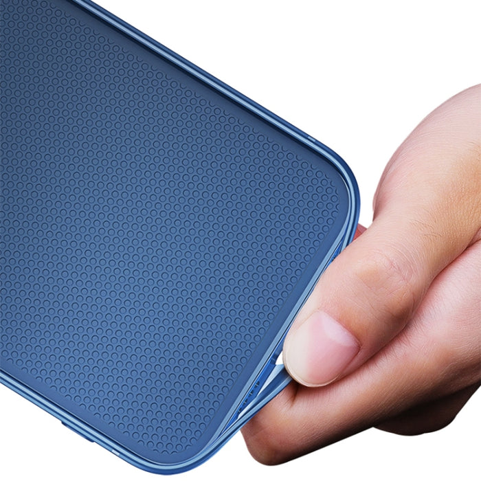 Caja del teléfono a prueba de golpes con textura cepillada
