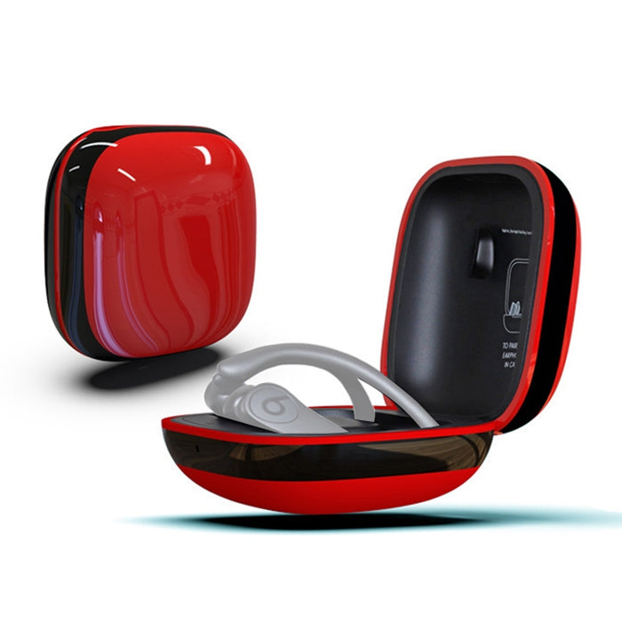 Mirror Surface Silicone + PC Estuche protector para auriculares inalámbricos para Beats Powerbeats Pro