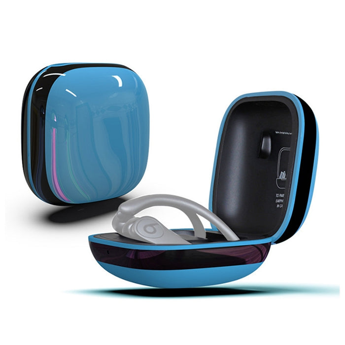 Mirror Surface Silicone + PC Estuche protector para auriculares inalámbricos para Beats Powerbeats Pro