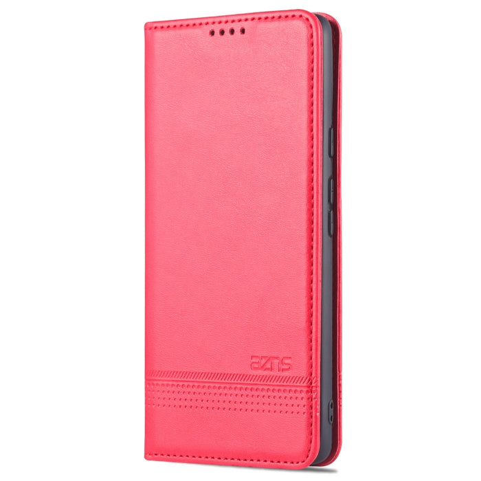 Estuche de cuero para teléfono con tapa horizontal y textura de becerro magnético AZNS, For Google Pixel 6, For Google Pixel 6 Pro, For Xiaomi Mi 11T / 11T Pro