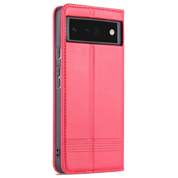 Estuche de cuero para teléfono con tapa horizontal y textura de becerro magnético AZNS, For Google Pixel 6, For Google Pixel 6 Pro, For Xiaomi Mi 11T / 11T Pro