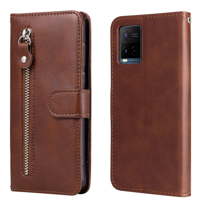 Funda de cuero con tapa horizontal y cremallera con textura de becerro a la moda, For vivo Y21 / Y21S / Y33S, For Xiaomi 11T / 11T Pro
