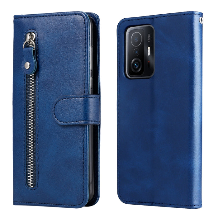 Funda de cuero con tapa horizontal y cremallera con textura de becerro a la moda, For vivo Y21 / Y21S / Y33S, For Xiaomi 11T / 11T Pro