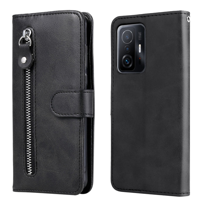 Funda de cuero con tapa horizontal y cremallera con textura de becerro a la moda, For vivo Y21 / Y21S / Y33S, For Xiaomi 11T / 11T Pro