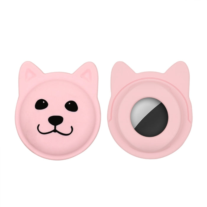 Cute Cartoon Pet Collar Anti-lost Tracker Funda de silicona para AirTag