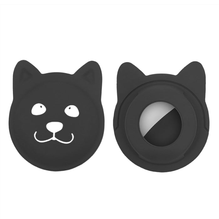 Cute Cartoon Pet Collar Anti-lost Tracker Funda de silicona para AirTag