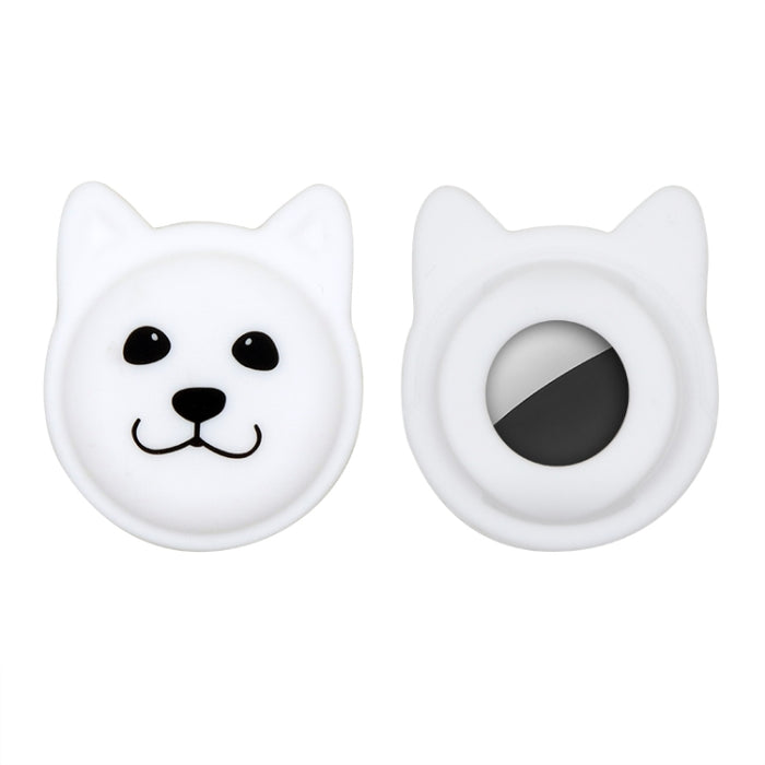 Cute Cartoon Pet Collar Anti-lost Tracker Funda de silicona para AirTag