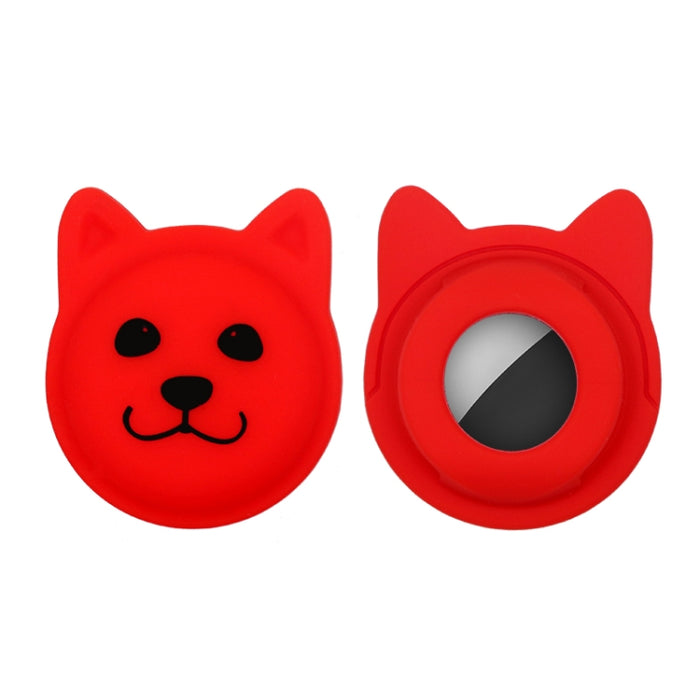 Cute Cartoon Pet Collar Anti-lost Tracker Funda de silicona para AirTag
