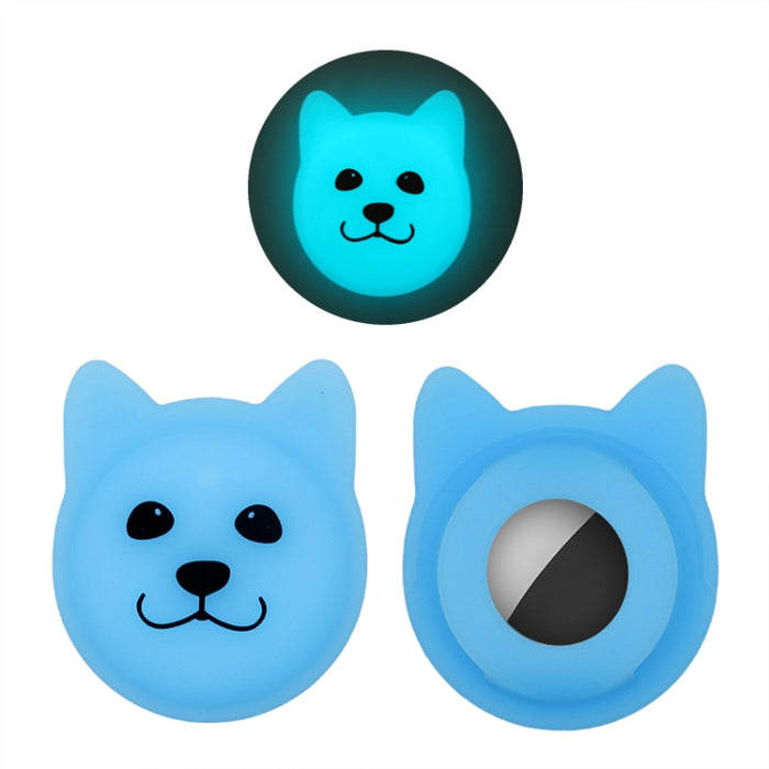 Cute Cartoon Pet Collar Anti-lost Tracker Funda de silicona para AirTag