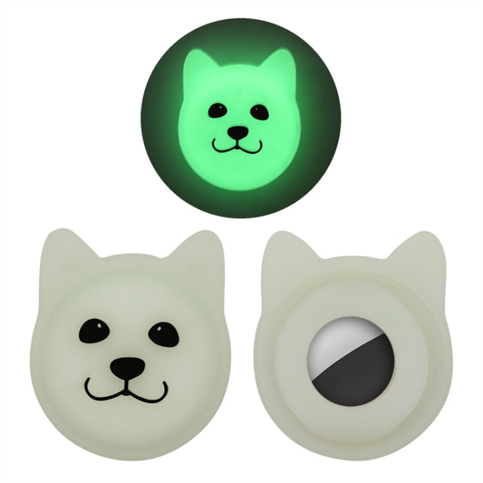 Cute Cartoon Pet Collar Anti-lost Tracker Funda de silicona para AirTag