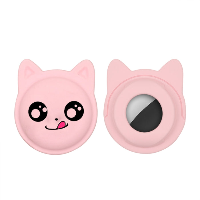 Cute Cartoon Pet Collar Anti-lost Tracker Funda de silicona para AirTag