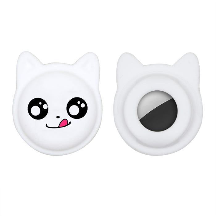 Cute Cartoon Pet Collar Anti-lost Tracker Funda de silicona para AirTag