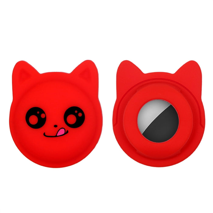 Cute Cartoon Pet Collar Anti-lost Tracker Funda de silicona para AirTag