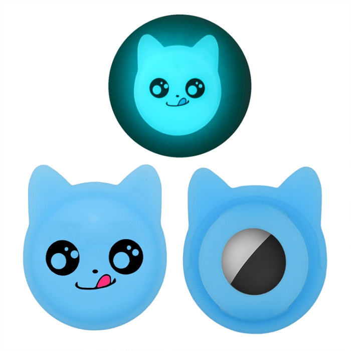 Cute Cartoon Pet Collar Anti-lost Tracker Funda de silicona para AirTag