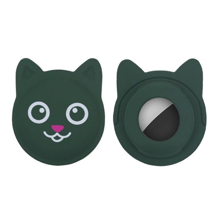 Cute Cartoon Pet Collar Anti-lost Tracker Funda de silicona para AirTag
