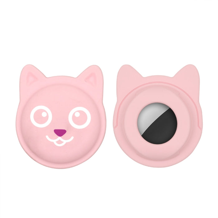 Cute Cartoon Pet Collar Anti-lost Tracker Funda de silicona para AirTag