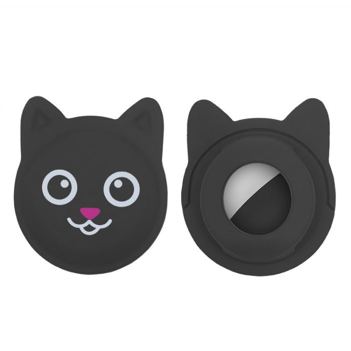 Cute Cartoon Pet Collar Anti-lost Tracker Funda de silicona para AirTag