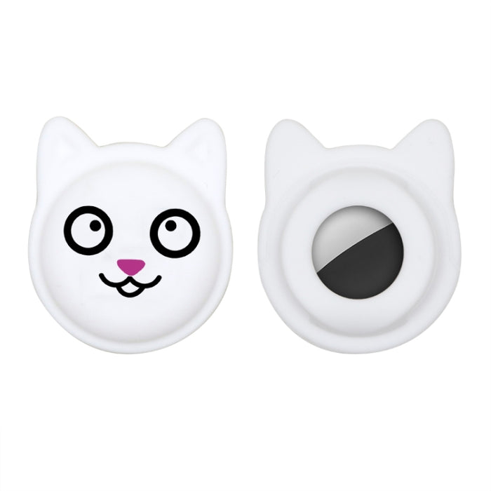 Cute Cartoon Pet Collar Anti-lost Tracker Funda de silicona para AirTag