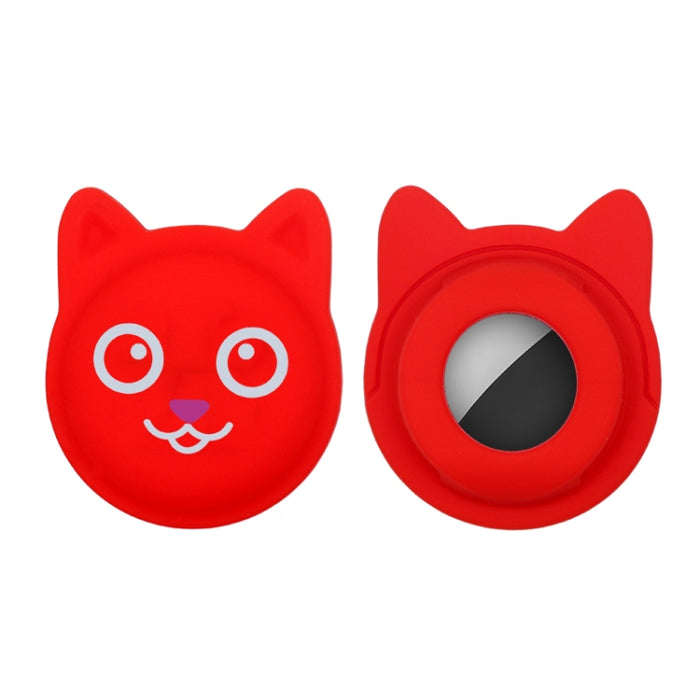 Cute Cartoon Pet Collar Anti-lost Tracker Funda de silicona para AirTag
