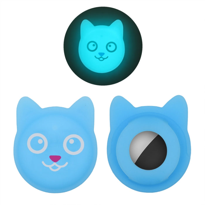 Cute Cartoon Pet Collar Anti-lost Tracker Funda de silicona para AirTag