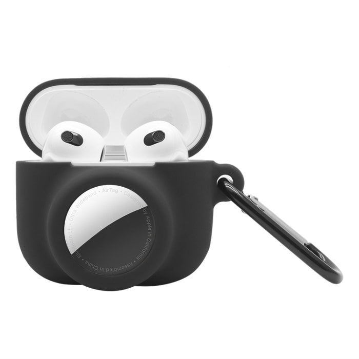 Funda protectora de silicona de cobertura total a prueba de golpes 2 en 1 para AirPods 3 / AirTag