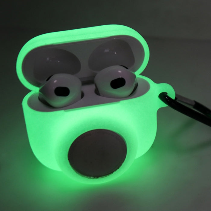 Funda protectora de silicona de cobertura total a prueba de golpes 2 en 1 para AirPods 3 / AirTag