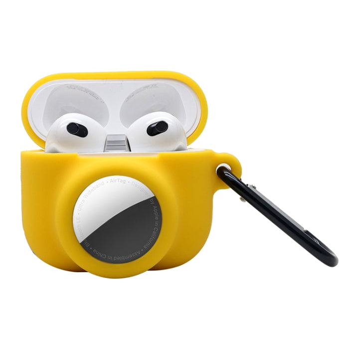Funda protectora de silicona de cobertura total a prueba de golpes 2 en 1 para AirPods 3 / AirTag