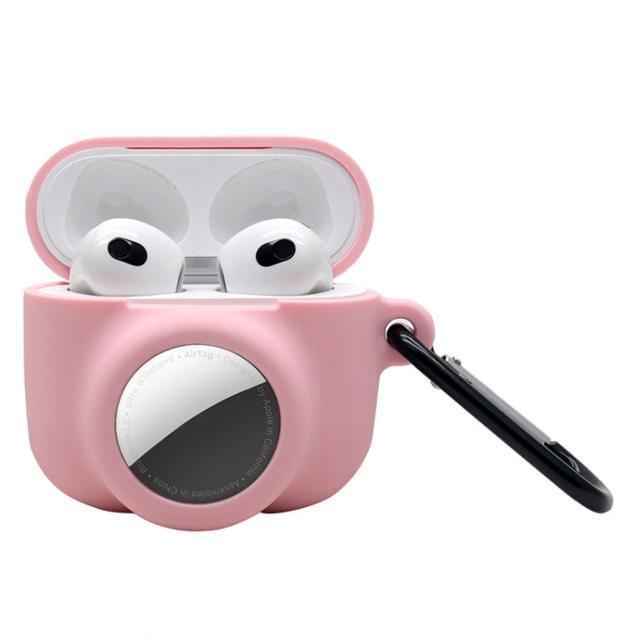 Funda protectora de silicona de cobertura total a prueba de golpes 2 en 1 para AirPods 3 / AirTag