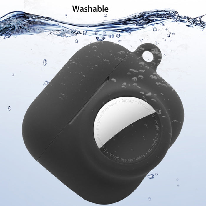 Funda protectora de silicona de cobertura total a prueba de golpes 2 en 1 para AirPods 3 / AirTag