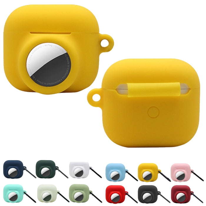 Funda protectora de silicona de cobertura total a prueba de golpes 2 en 1 para AirPods 3 / AirTag