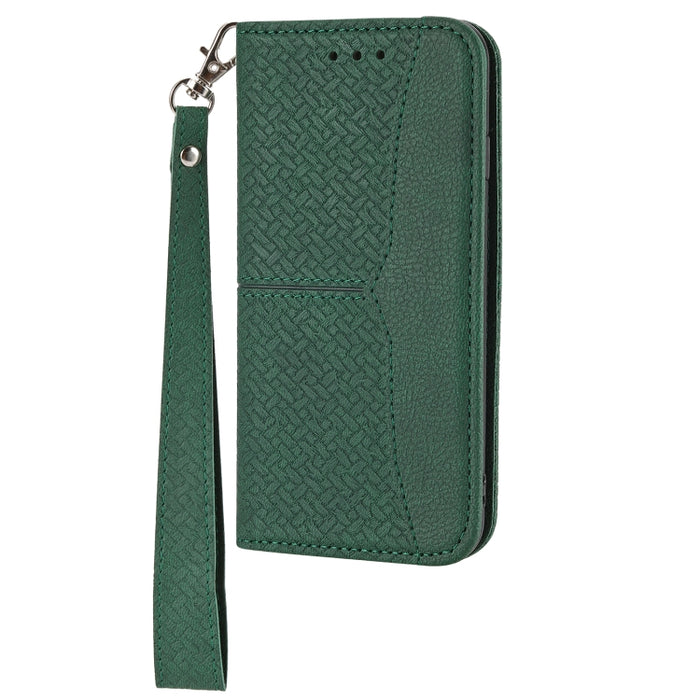 Caja de teléfono de cuero de PU con tapa horizontal magnética de costura de textura tejida, For Samsung Galaxy A03 International Version, For Xiaomi Redmi Note 11, For Samsung Galaxy A03 EU Version, For Xiaomi Redmi Note 11 Pro