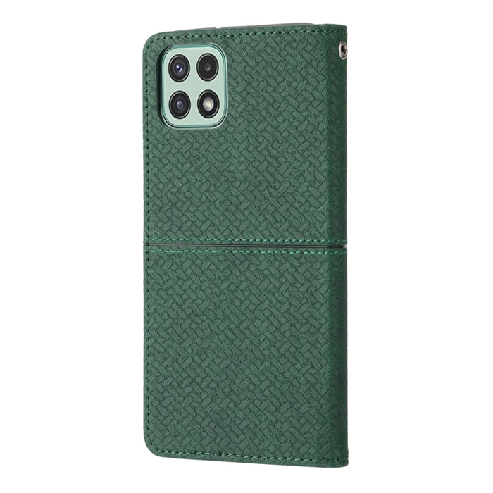 Caja de teléfono de cuero de PU con tapa horizontal magnética de costura de textura tejida, For Samsung Galaxy A03 International Version, For Xiaomi Redmi Note 11, For Samsung Galaxy A03 EU Version, For Xiaomi Redmi Note 11 Pro