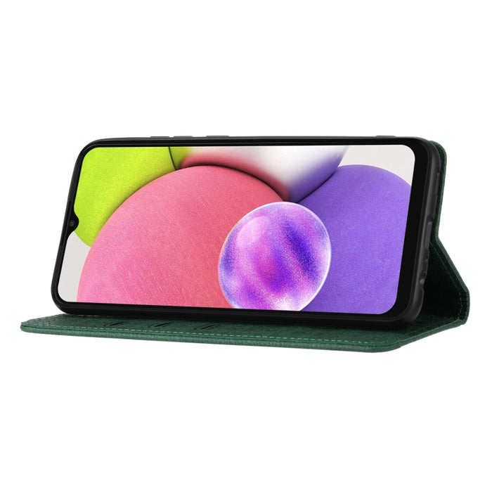 Caja de teléfono de cuero de PU con tapa horizontal magnética de costura de textura tejida, For Samsung Galaxy A03 International Version, For Xiaomi Redmi Note 11, For Samsung Galaxy A03 EU Version, For Xiaomi Redmi Note 11 Pro