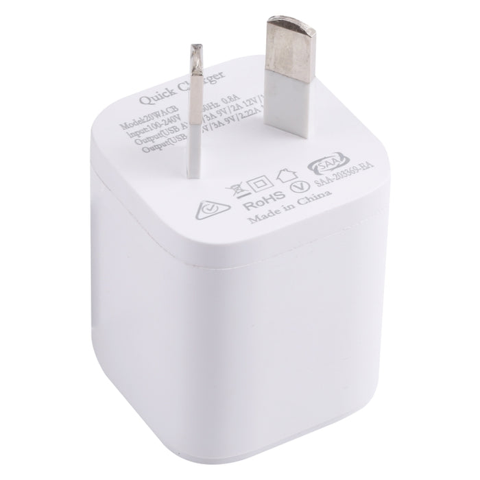 Cargador rápido 20WACB 20W QC3.0 + PD